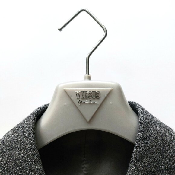 (SOLD) Versus Versace Vintage Grey Wool Men's Two Piece Suit Size 36/50 - Picture 5 of 12